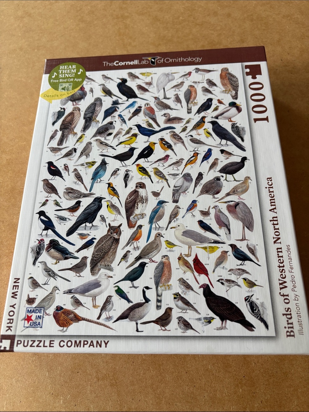 The Cornell Lab Birds of Western North America Puzzle - Multicolor